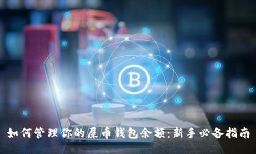 如何管理你的屎币钱包余额：新手必备指南